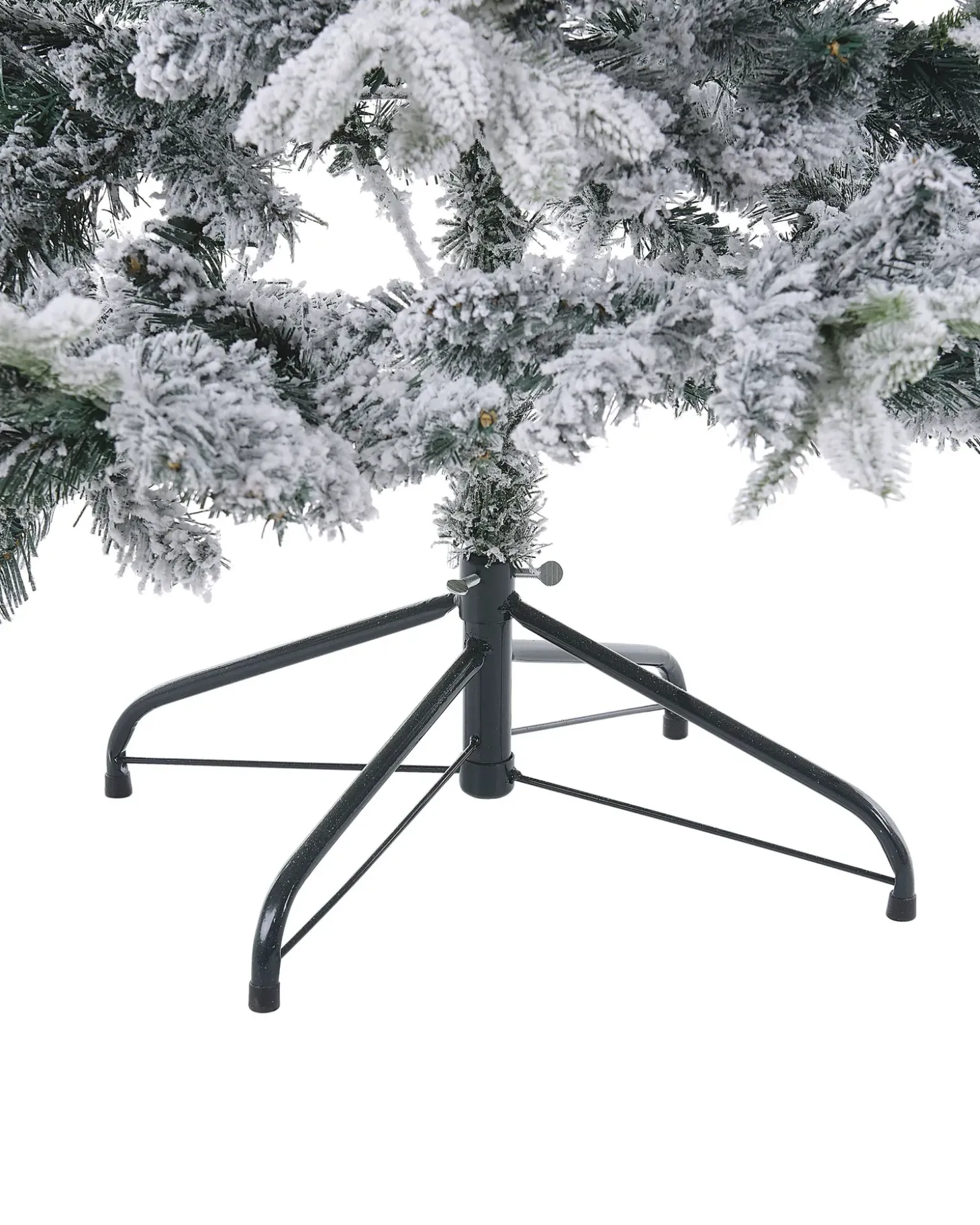 Sneklædt juletræ TOMICHI 180 cm Hvid