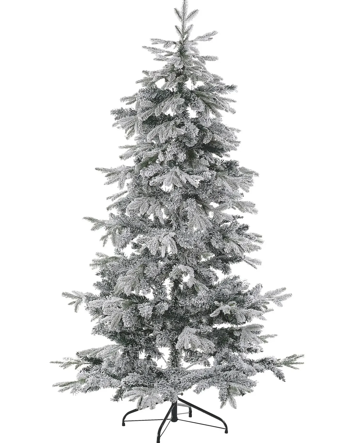 Sneklædt juletræ TOMICHI 180 cm Hvid