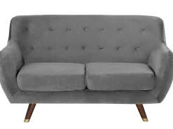 Sofa 2 personers BODO Velour Grå