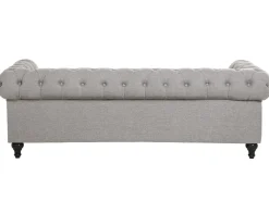 Sofa 3 personers CHESTERFIELD Lysegrå