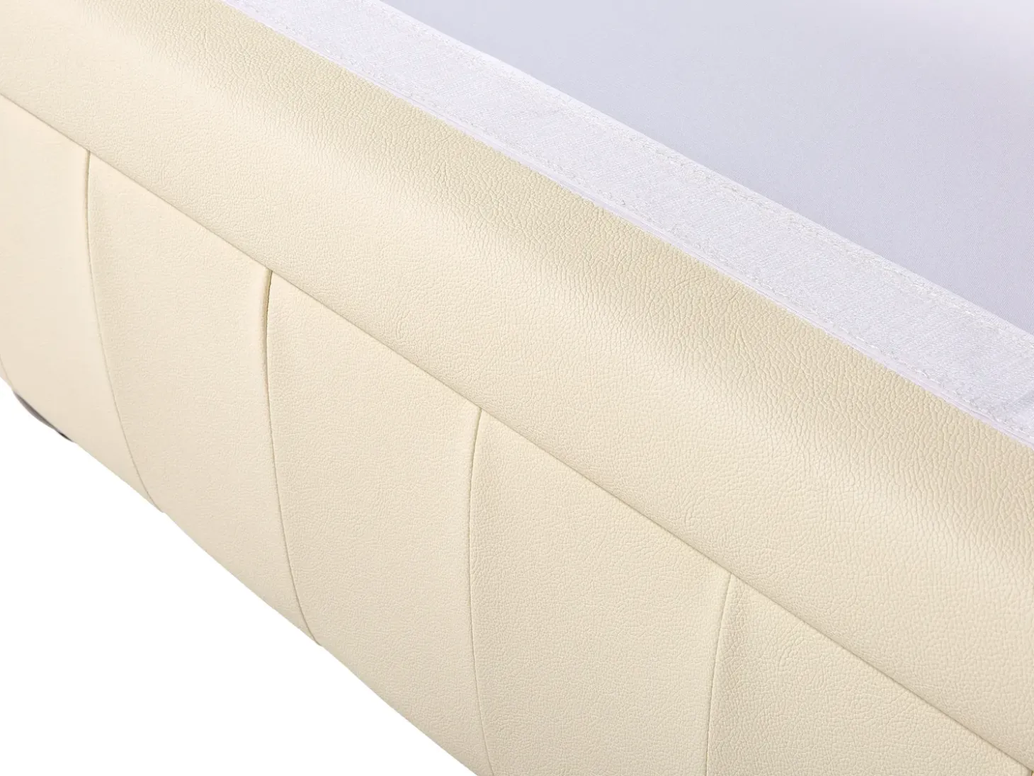 Sofa 3 personers CHESTERFIELD Ægte læder Lys Beige