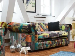 Sofa 3 personers CHESTERFIELD Lysegrøn