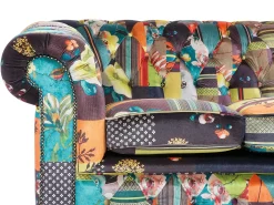 Sofa 3 personers CHESTERFIELD Lysegrøn