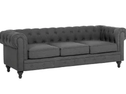 Sofa 3 personers CHESTERFIELD Grå