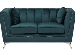 Sofa 2 personers GAULA Velour Blågrøn