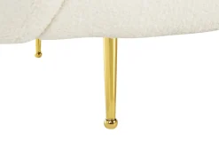 Sofa 2 personers LOEN Boucle Hvid