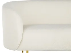 Sofa 2 personers LOEN Boucle Hvid