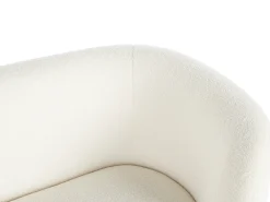 Sofa 2 personers LOEN Boucle Hvid