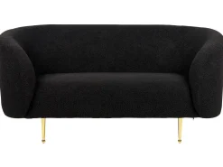 Sofa 2 personers LOEN Boucle Sort