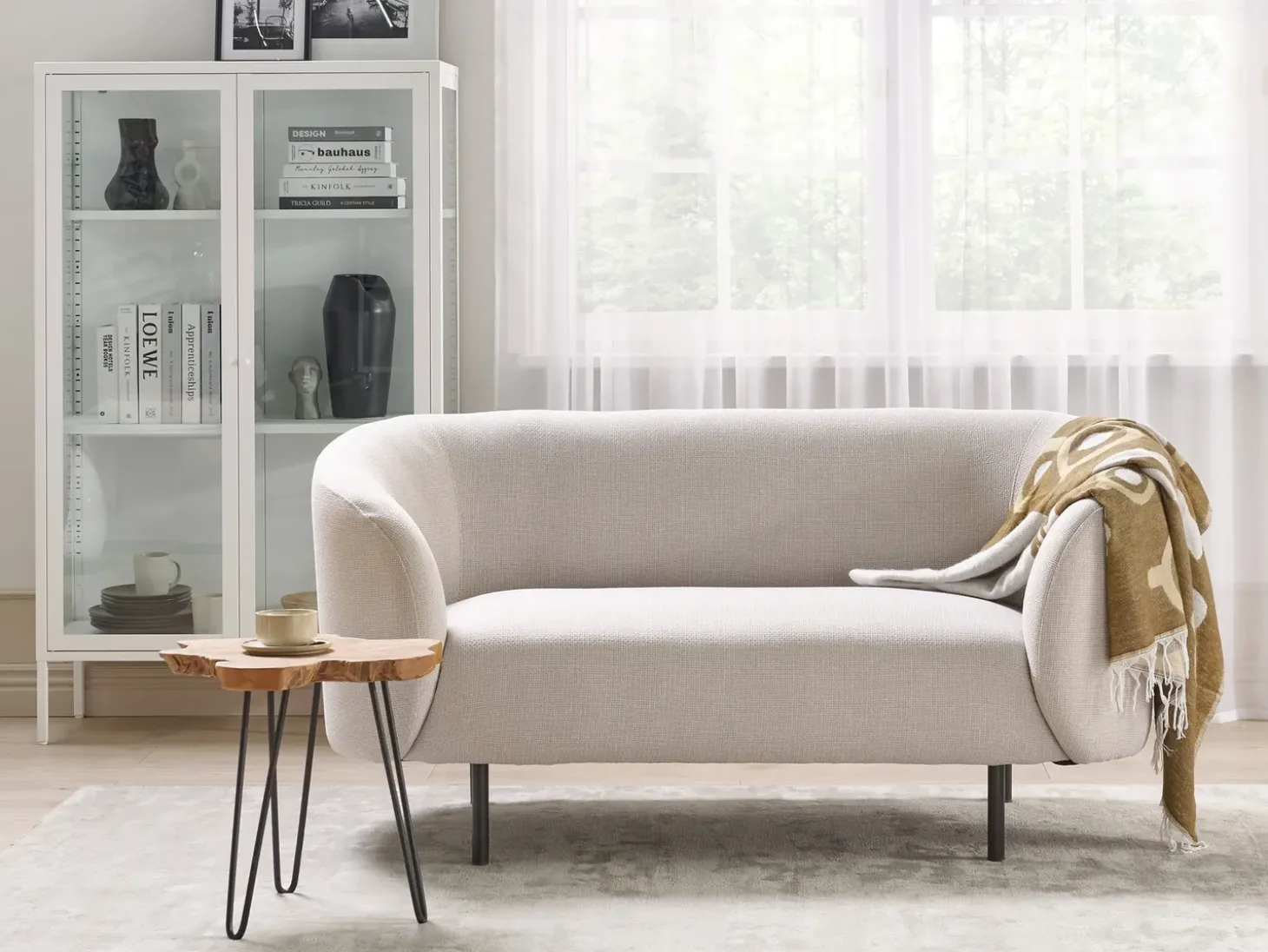 Sofa 2 personers LOEN Lys Beige