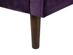 Sofa 2 personers LOKKA Velour Purpur