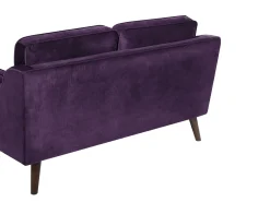 Sofa 2 personers LOKKA Velour Purpur