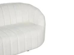 Sofa 2 personers MALUNG Velour Cremehvid