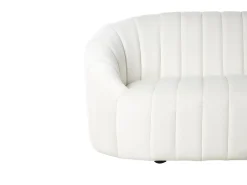 Sofa 2 personers MALUNG Velour Cremehvid