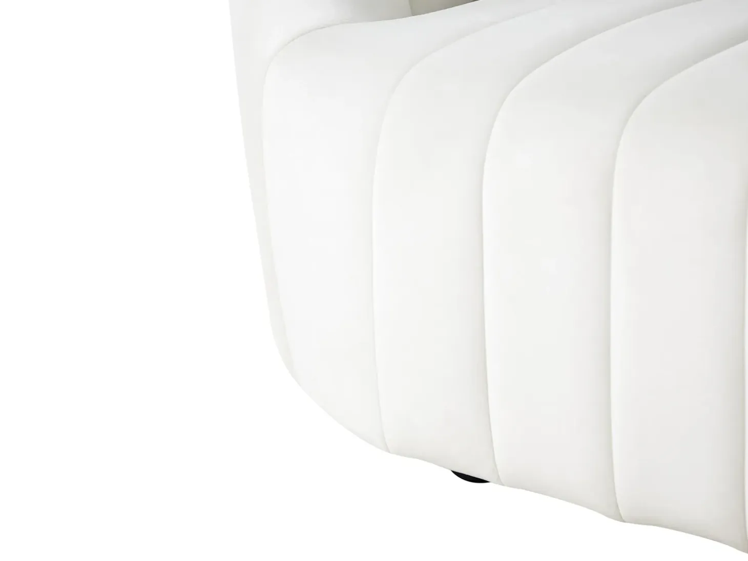 Sofa 2 personers MALUNG Velour Cremehvid