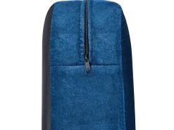 Sofa 2 personers SKIEN Velour Navy Blå