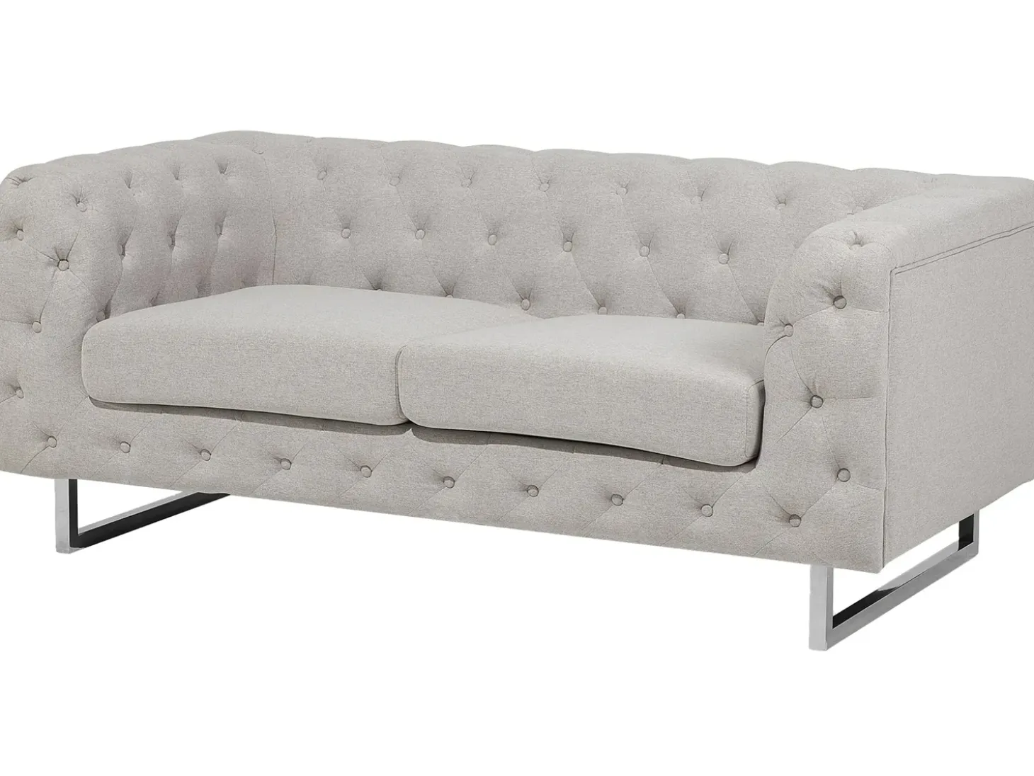 Sofa 2 personers VISSLAND Lys Beige