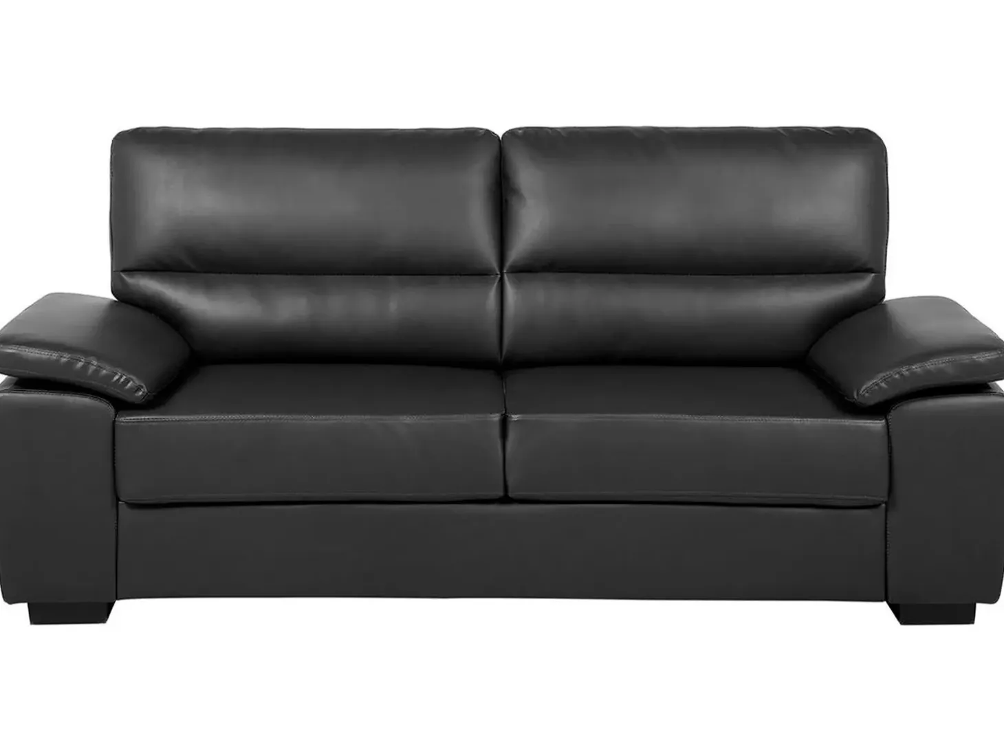 Sofa 3 personers VOGAR Kunstlæder Sort
