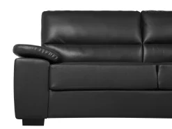 Sofa 3 personers VOGAR Kunstlæder Sort