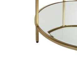 Sofabord BIRNEY Hærdet glas Guld