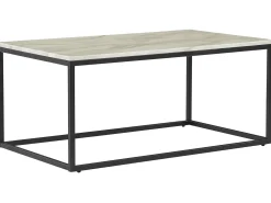 Sofabord DELANO Marmor/sort