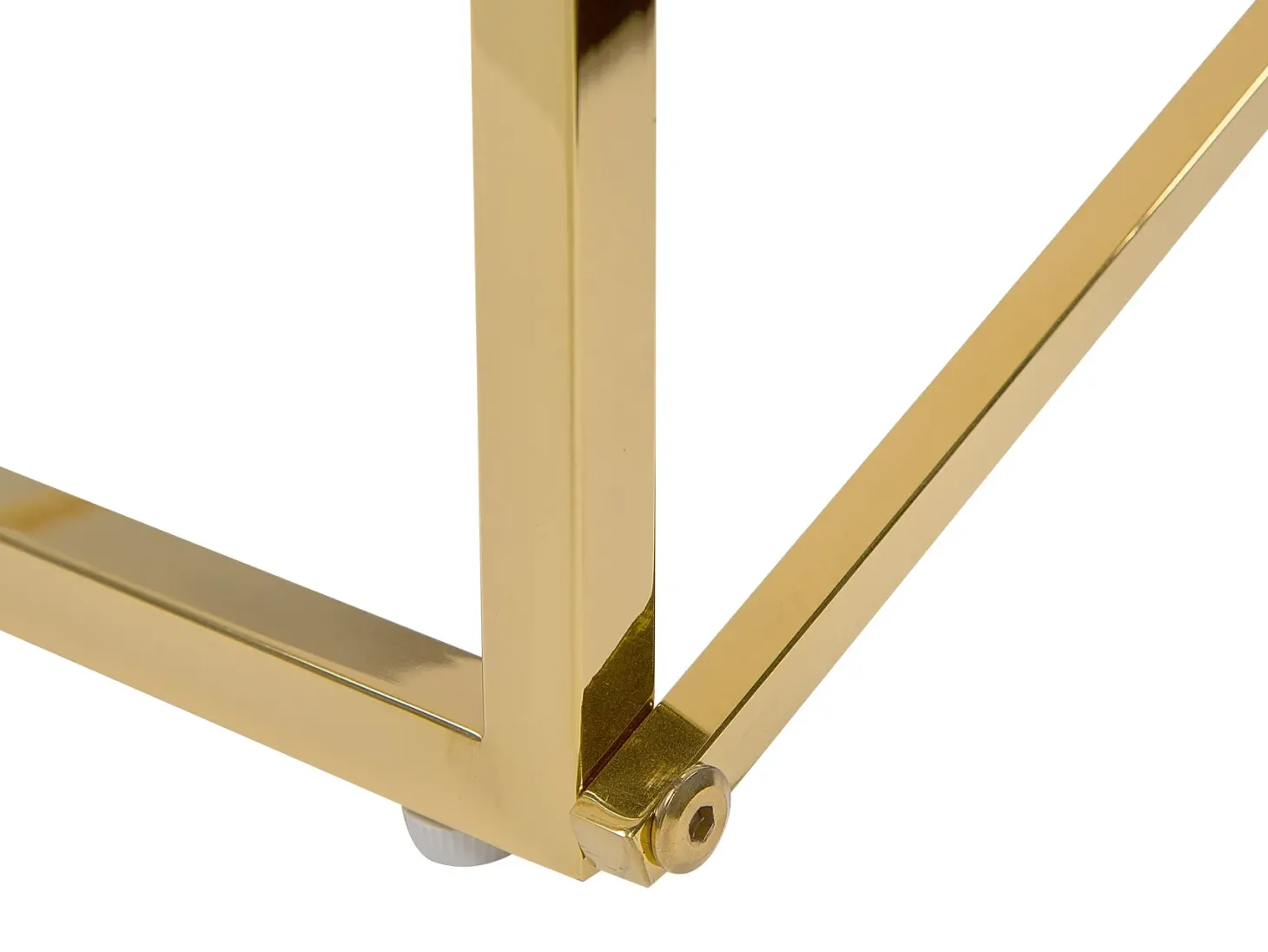 Sofabord EMPORIA Hærdet glas Marmor/guld