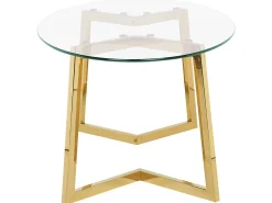 Sofabord FRESNO Glas Guld