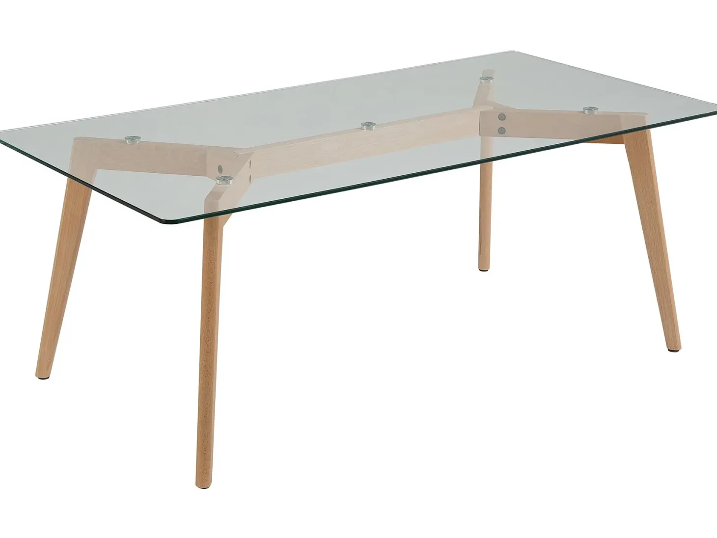 Sofabord HUDSON Glas Transparent