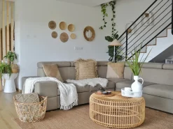 Sofabord LIMNI Rattan Lysebrun