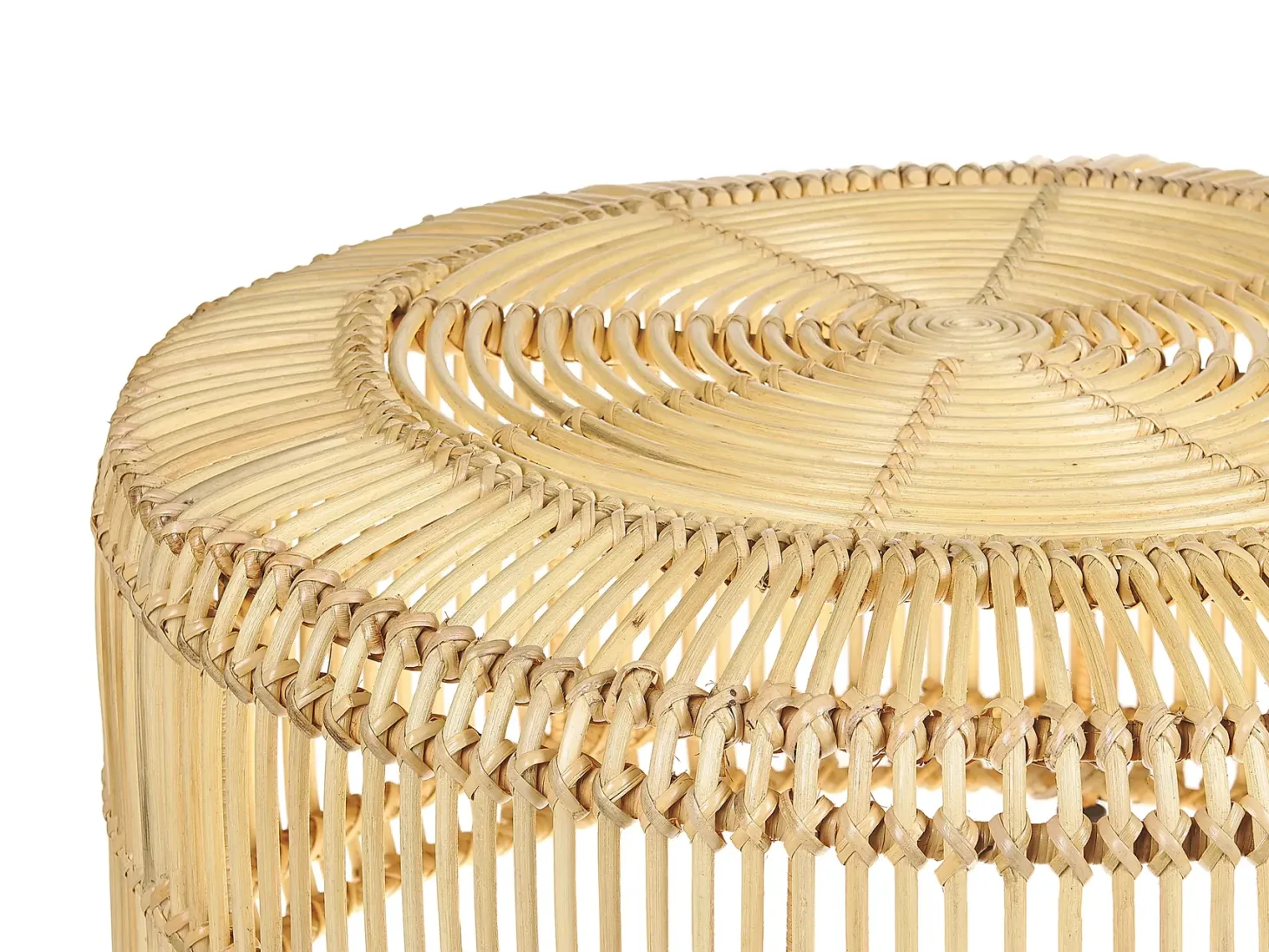 Sofabord LIMNI Rattan Lysebrun