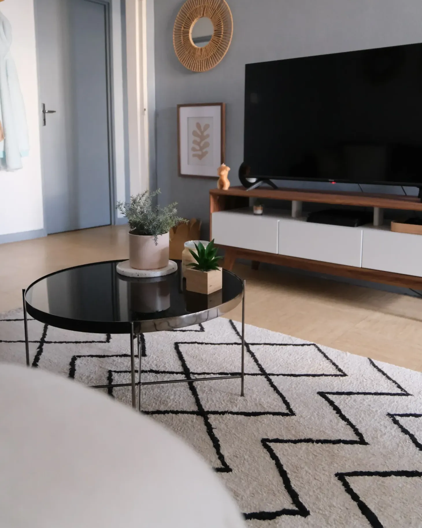 Sofabord LUCEA Hærdet glas Sølv