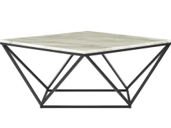 Sofabord MALIBU Hvid marmor