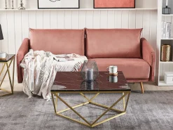 Sofabord MALIBU Sort marmor