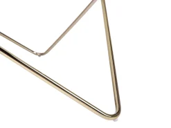 Sofabord MERIDIAN Hærdet glas Hvid/guld