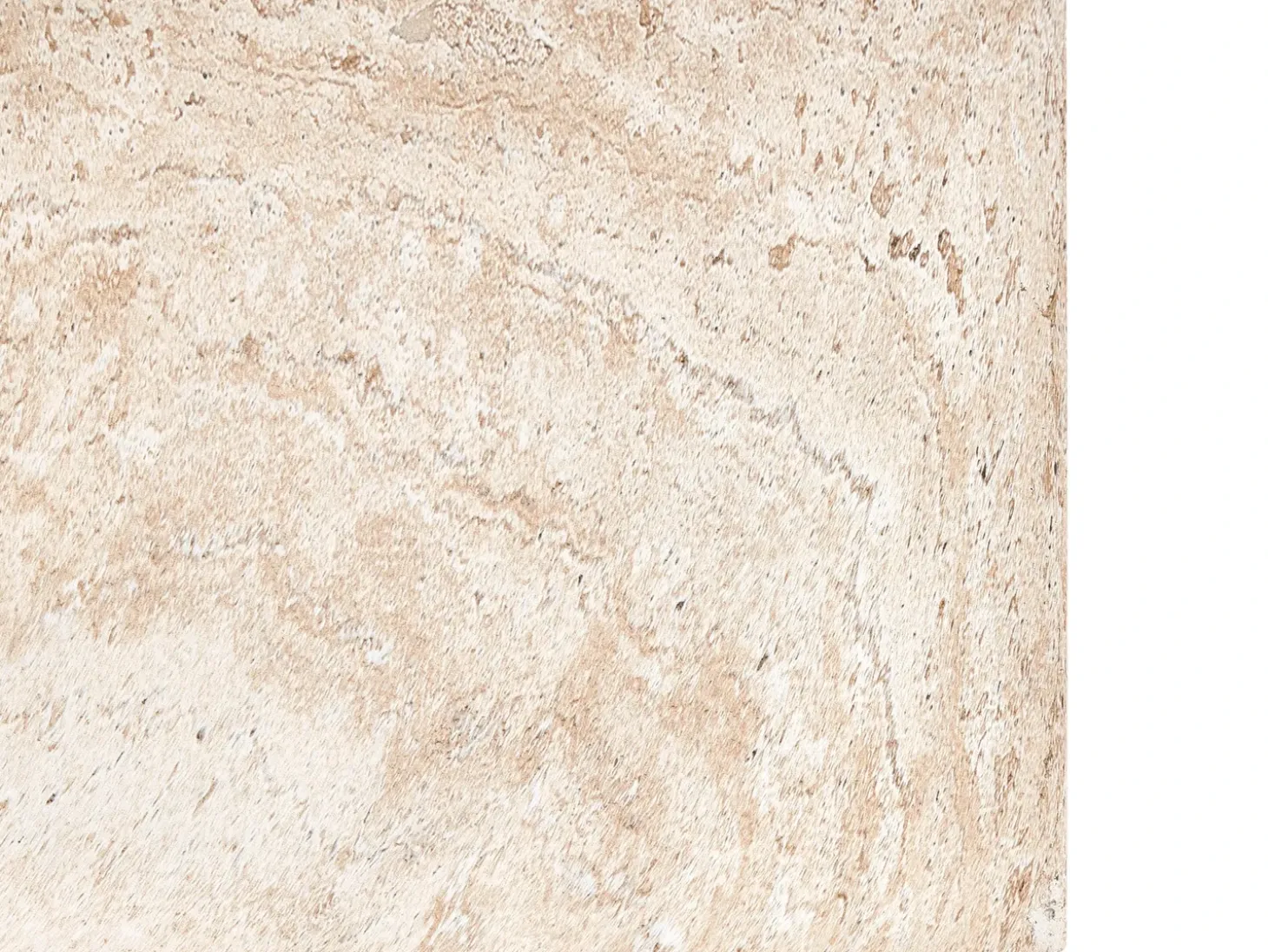Sofabord NOBRES 90 cm 66 cm Travertin Effekt