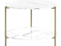 Sofabord REVA Hvid marmor
