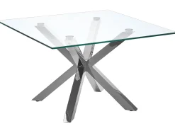 Sofabord STARLIGHT Hærdet glas Sølv