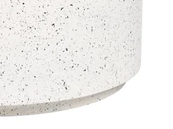 Sofabord TREZZO 90 cm 90 cm Terrazzo effekt Hvid terrazzo