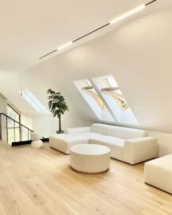 Sofabord TREZZO 90 cm 90 cm Terrazzo effekt Hvid terrazzo