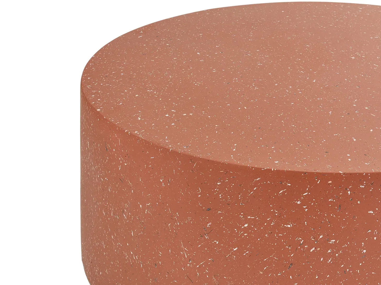 Sofabord TREZZO 90 cm 90 cm Terrazzo effekt Rød terrazzo