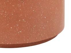 Sofabord TREZZO 90 cm 90 cm Terrazzo effekt Rød terrazzo