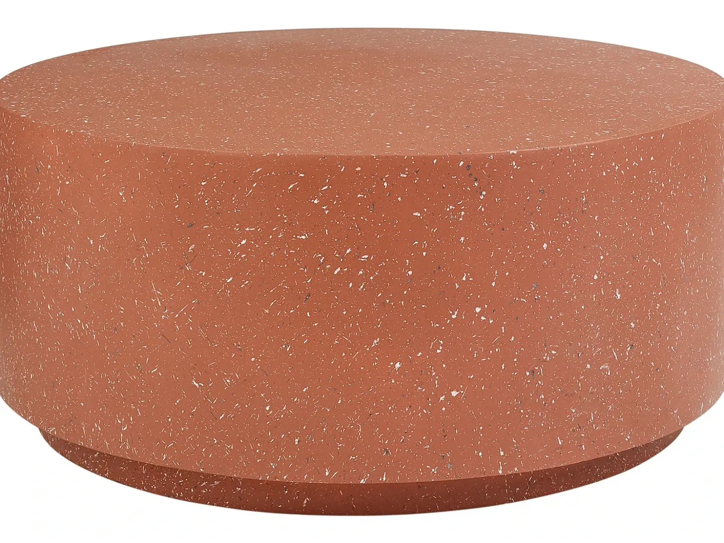 Sofabord TREZZO 90 cm 90 cm Terrazzo effekt Rød terrazzo