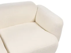 Sofa 3 personers AFOSS Boucle Cremehvid