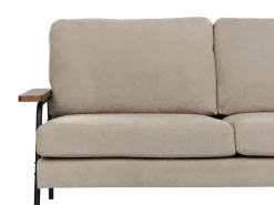Sofa 3 personers AKRANES Brungrå
