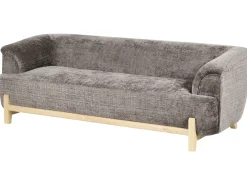 Sofa 3 personers ALNOR Chenille Brun