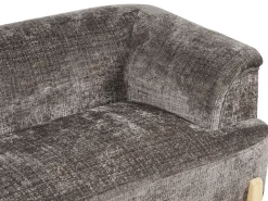 Sofa 3 personers ALNOR Chenille Brun