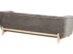 Sofa 3 personers ALNOR Chenille Brun