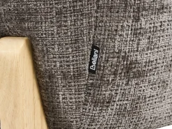 Sofa 2 personers ALNOR Chenille Brun