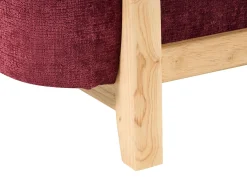 Sofa 2 personers ALNOR Chenille Bordeaux