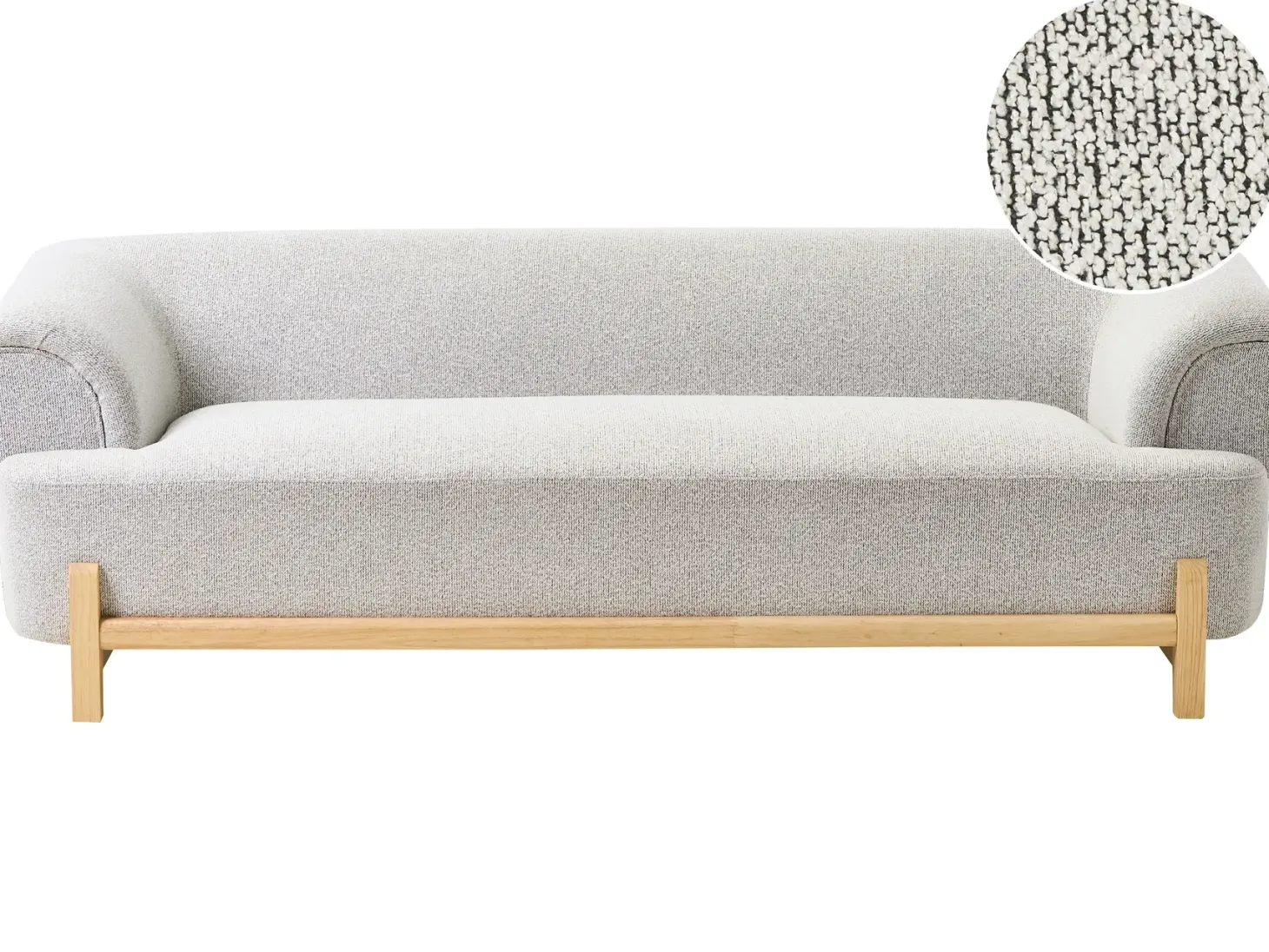 Sofa 3 personers ALNOR Lysegrå